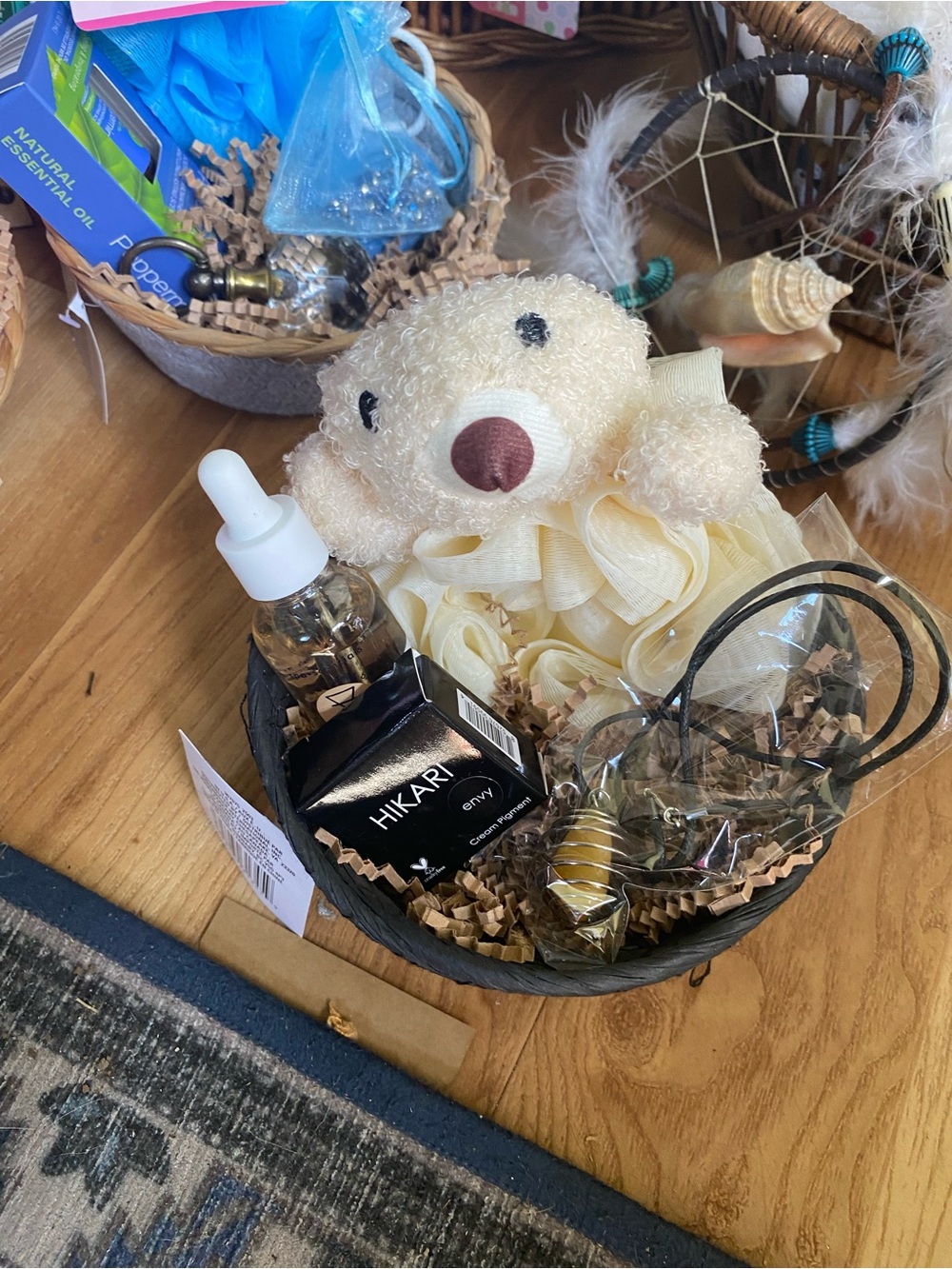 Variety of customized gift baskets